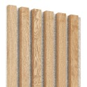 Listones MDF sobre fieltro 275x30 cm - Chapa de roble (Klemp) Listones MDF sobre fieltro 275x30 cm - Chapa de roble (Klemp)