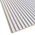 Listones MDF sobre fieltro 275x30 cm - Estera blanca (Klemp) Listones MDF sobre fieltro 275x30 cm - Estera blanca (Klemp)