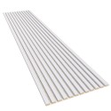 Listones MDF sobre fieltro 275x30 cm - Estera blanca (Klemp) Listones MDF sobre fieltro 275x30 cm - Estera blanca (Klemp)