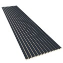 MDF latten op vilt 275x30 cm - Antraciet (Klemp)