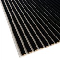Lattes MDF sur feutre 275x30 cm - Tapis noir (Klemp)