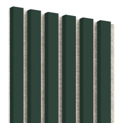 Lattes MDF sur feutre 275x30 cm - Vert bouteille (Klemp)
