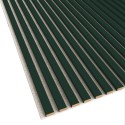 Listones MDF sobre fieltro 275x30 cm - Verde botella (Klemp) Listones MDF sobre fieltro 275x30 cm - Verde botella (Klemp)