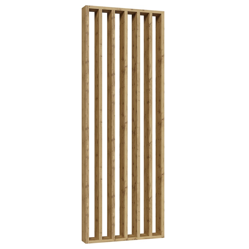 Wolnostojąca ścianka z lameli - Dąb wotan - 22x90 (Klemp) - Gotowe ścianki ażurowe
