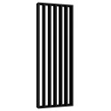 Free standing slat wall - Black mat - 22x70 (Klemp) Free standing slat wall - Black mat - 22x70 (Klemp)