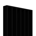 Free standing slat wall - Black mat - 22x70 (Klemp) Free standing slat wall - Black mat - 22x70 (Klemp)