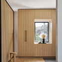 Vrijstaande lattenwand - Wotan eiken - 22x70 (Klemp) Vrijstaande lattenwand - Wotan eiken - 22x70 (Klemp)