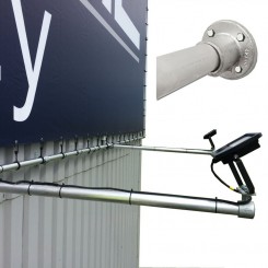 Set staffa + LED 20W / 3000K Proiettore LED 5000lm IP65 - per parete (Klemp)