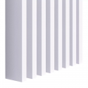 Listones de MDF independientes 22x90 - Estera blanca - 10 piezas (Klemp) Listones de MDF independientes 22x90 - Estera blanca - 10 piezas (Klemp)