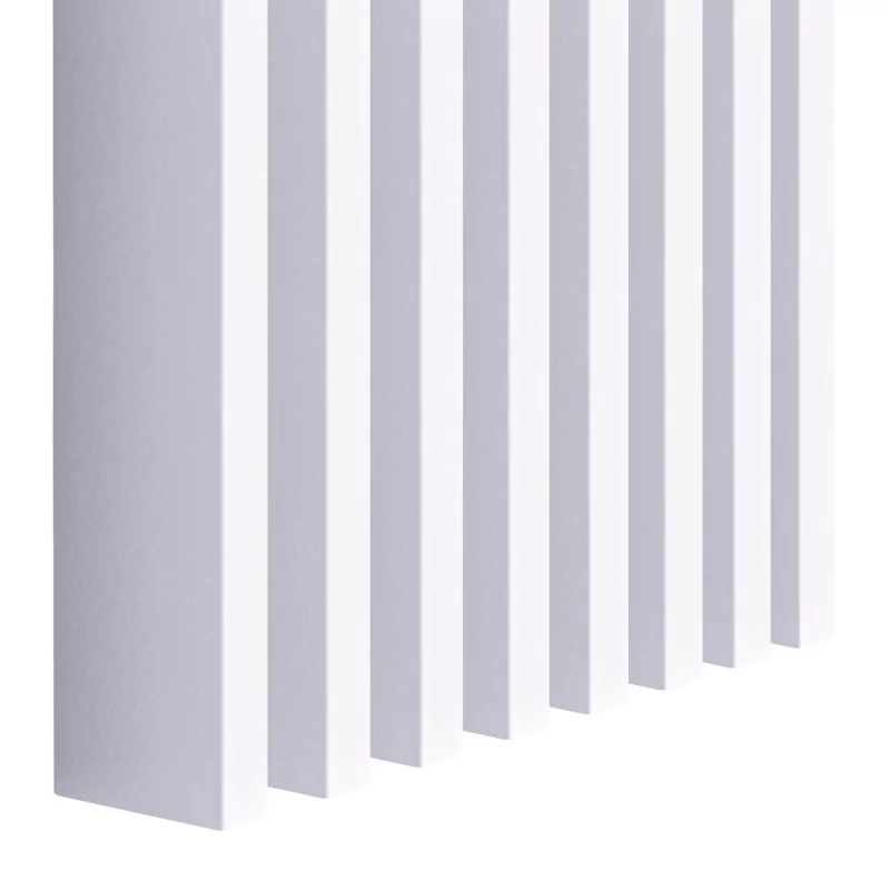 Listones de MDF independientes 22x90 - Estera blanca - 10 piezas (Klemp) - Separadores de ambientes Listones de MDF independientes 22x90 - Estera blanca - 10 piezas (Klemp) - Separadores de ambientes