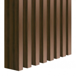 Freestanding MDF Slats 22x90 - Walnut - 10 pieces (Klemp)