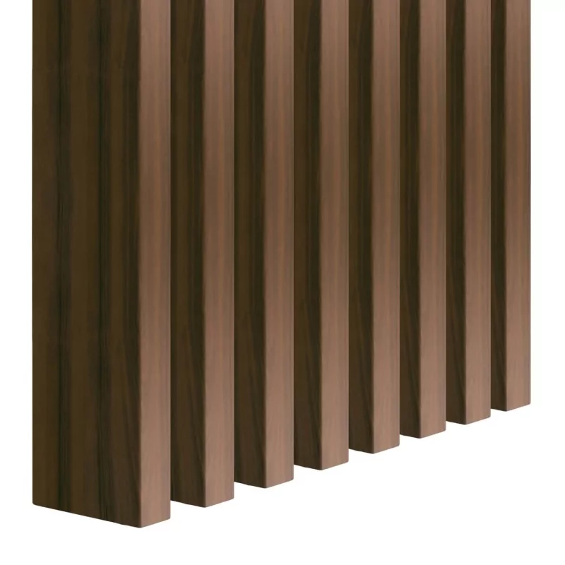 Freestanding MDF Slats 22x90 - Walnut - 10 pieces (Klemp) - Room separating slats Freestanding MDF Slats 22x90 - Walnut - 10 pieces (Klemp) - Room separating slats