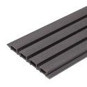 Planche de bardage à lamelles premium - 219x26 mm - Graphite (Klemp) Planche de bardage à lamelles premium - 219x26 mm - Graphite (Klemp)