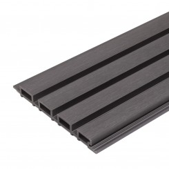 Deska elewacyjna lamelowa premium - 219x26 mm - Graphite (Klemp)