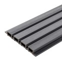 Premium Lamellen-Fassadenbrett - 219x26 mm - Grau (Klemp) Premium Lamellen-Fassadenbrett - 219x26 mm - Grau (Klemp)