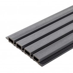 Deska elewacyjna lamelowa premium - 219x26 mm - Gray (Klemp)