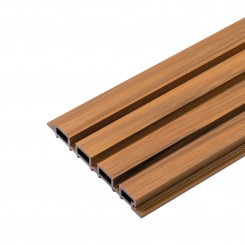Deska elewacyjna lamelowa premium - 219x26 mm - Amber 3D (Klemp)