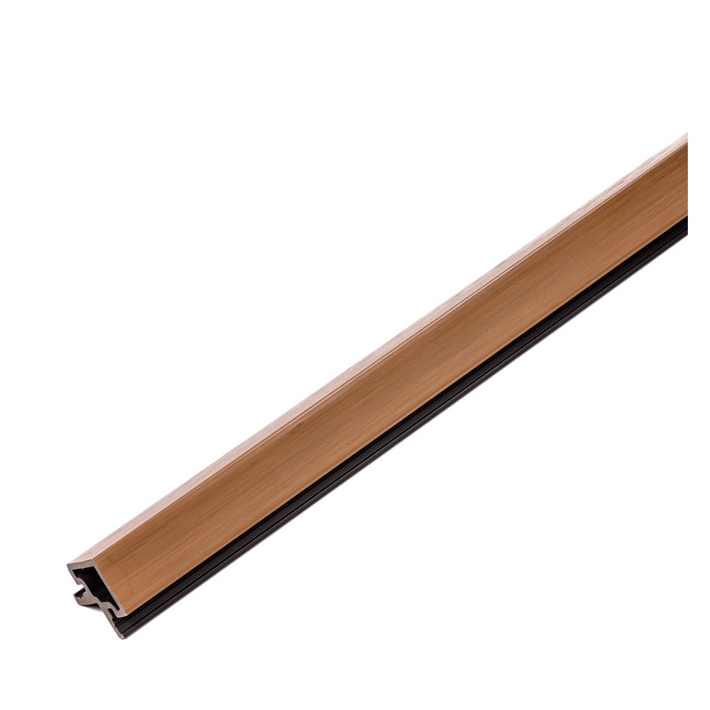 Premium Composite Corner Lamella Strip - 2.9m long - Teak (Klemp) - Composite slatted cladding Premium Composite Corner Lamella Strip - 2.9m long - Teak (Klemp) - Composite slatted cladding