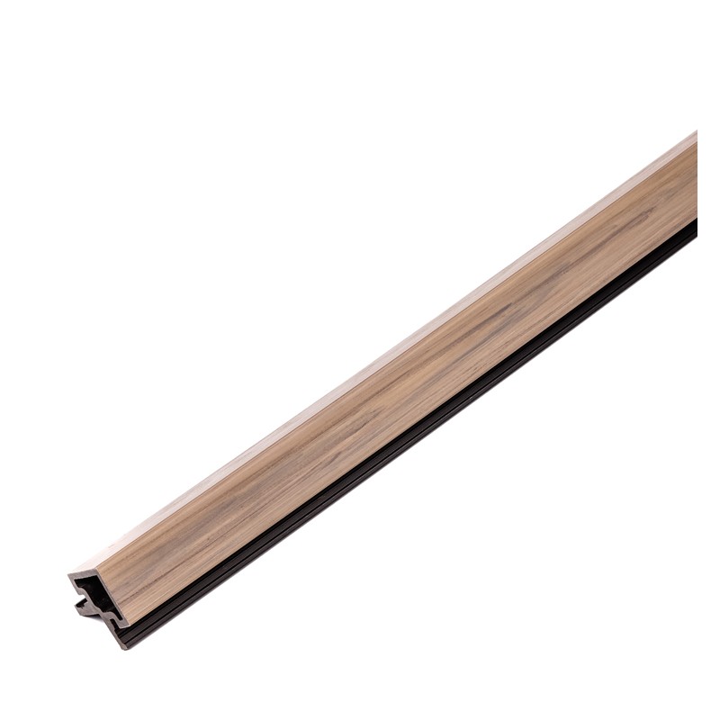 Premium composiet hoeklamellenstrip - 2,9 m lang - Antiek (Klemp) - Composiet gevelbekleding Premium composiet hoeklamellenstrip - 2,9 m lang - Antiek (Klemp) - Composiet gevelbekleding