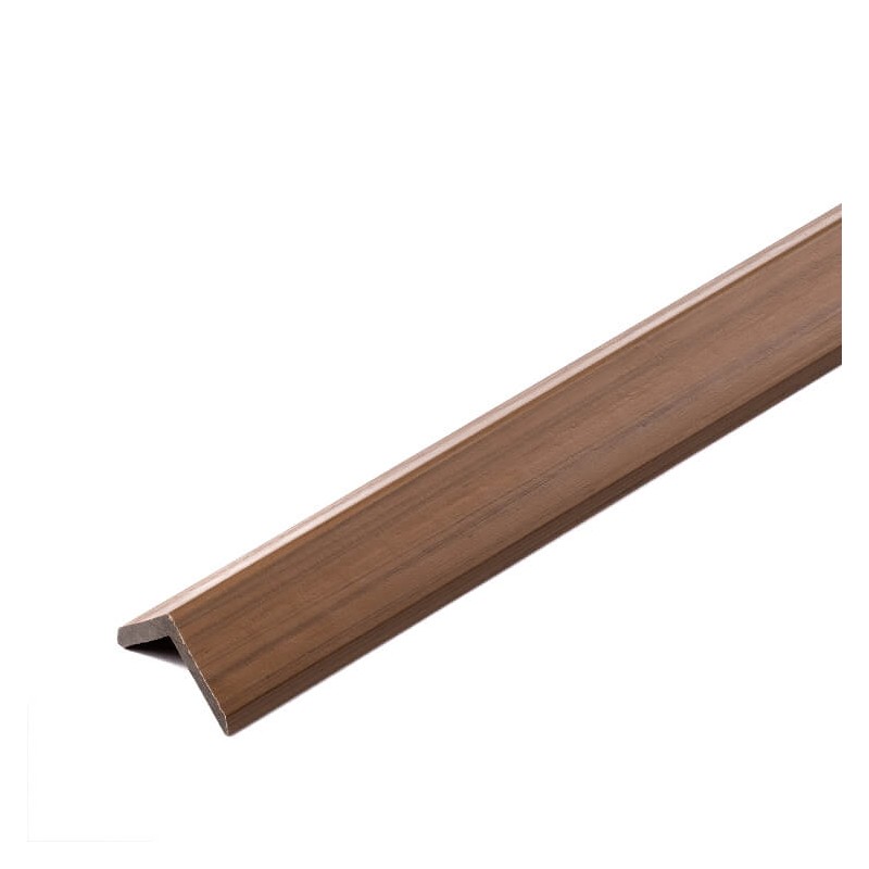 Listello angolare premium - 50x50 mm lunghezza 2,9 m - Teak (Klemp) - Pannelli compositi per facciate