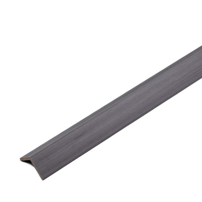 Premium hoekstrip - 50x50 mm lengte 2,9m - Grijs (Klemp) - Composiet gevelbekleding