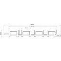 Planche de bardage à lamelles premium - 219x26 mm - Graphite (Klemp) Planche de bardage à lamelles premium - 219x26 mm - Graphite (Klemp)