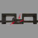 Bande d'angle premium - 50x50 mm longueur 2.9m - Ecru (Klemp) Bande d'angle premium - 50x50 mm longueur 2.9m - Ecru (Klemp)