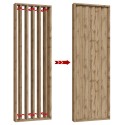 Lamele obrotowe - 22x90 - Dąb naturalny (Klemp) Lamele obrotowe - 22x90 - Dąb naturalny (Klemp)