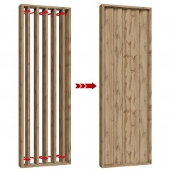 Lamele obrotowe - 22x90 -  Dąb naturalny (Klemp)