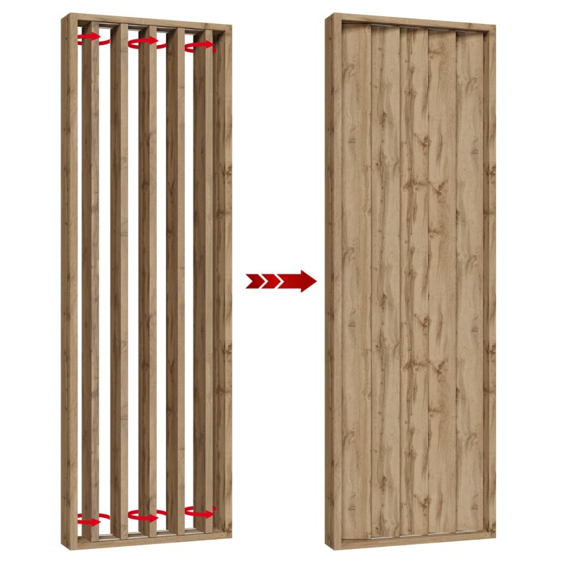 Lamele obrotowe - 22x90 - Dąb naturalny (Klemp) - Lamele obrotowe Lamele obrotowe - 22x90 - Dąb naturalny (Klemp) - Lamele obrotowe