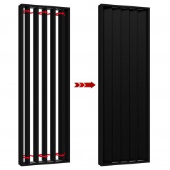 Pannelli rotanti - 22x90 - Nero opaco (Klemp)