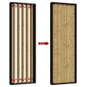 Panneaux rotatifs - 22x90 - Chêne wotan (Klemp) Panneaux rotatifs - 22x90 - Chêne wotan (Klemp)
