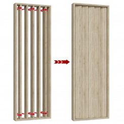 Paneles giratorios - 22x90 - Roble Sonoma (Klemp)