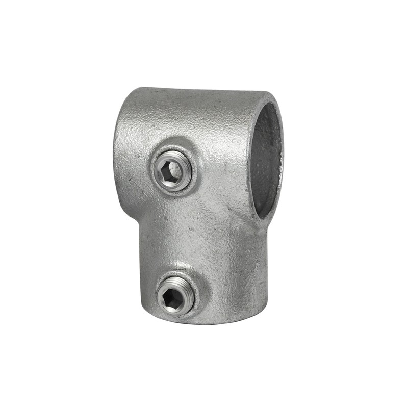 Rohrverbinder T-stück - Kurz - Typ 2F - 60,3 mm (Klemp) - Runde Rohrverbinder Verzinkt Rohrverbinder T-stück - Kurz - Typ 2F - 60,3 mm (Klemp) - Runde Rohrverbinder Verzinkt