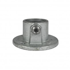 Flange, roundTyp 10D, 42,4 mm, Galvanized (Klemp)