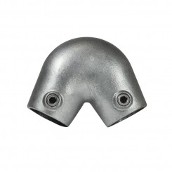 Galv. Coude Variable 40° - 70° Typ 123D, 42,4 mm, Galvanisé (Klemp)