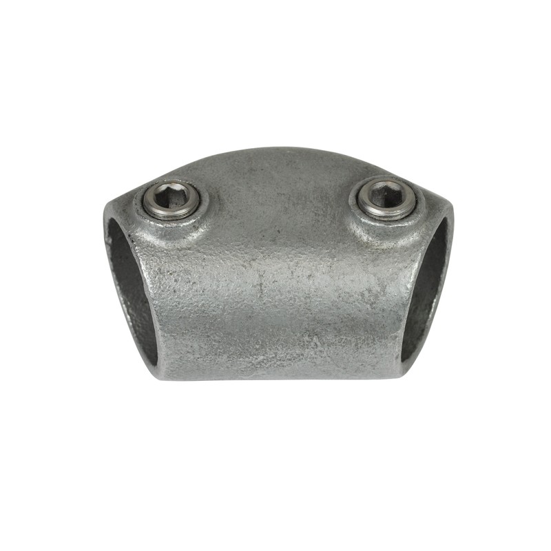Variable Elbow 15° - 60°Typ 124D, 42,4 mm, Galvanized (Klemp) - Round Tubefittings Variable Elbow 15° - 60°Typ 124D, 42,4 mm, Galvanized (Klemp) - Round Tubefittings