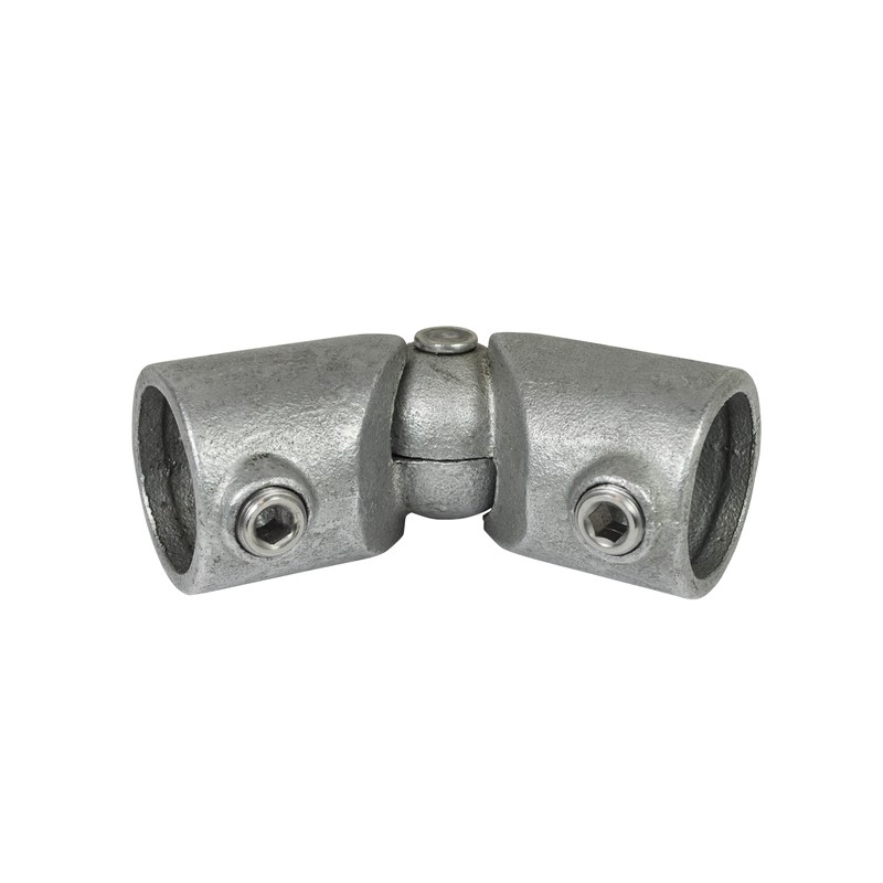 Rohrverbinder Bogen Verstellbar - Typ 125E - 48,3 mm (Klemp) - Runde Rohrverbinder Verzinkt