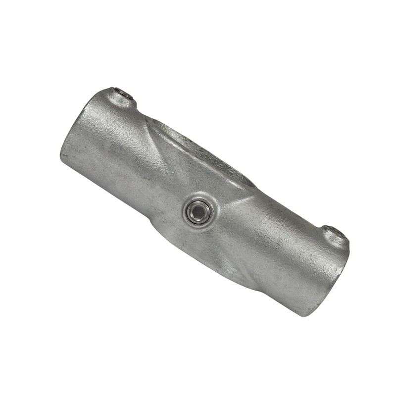Angle Cross 0°- 45°Typ 126E, 48,3 mm, Galvanized (Klemp) - Round Tubefittings Angle Cross 0°- 45°Typ 126E, 48,3 mm, Galvanized (Klemp) - Round Tubefittings