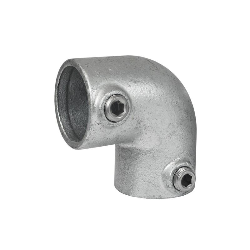 Coude 90° Typ 6B, 26,9 mm, Galvanisé (Klemp) - Colliers de serrage ronds Coude 90° Typ 6B, 26,9 mm, Galvanisé (Klemp) - Colliers de serrage ronds