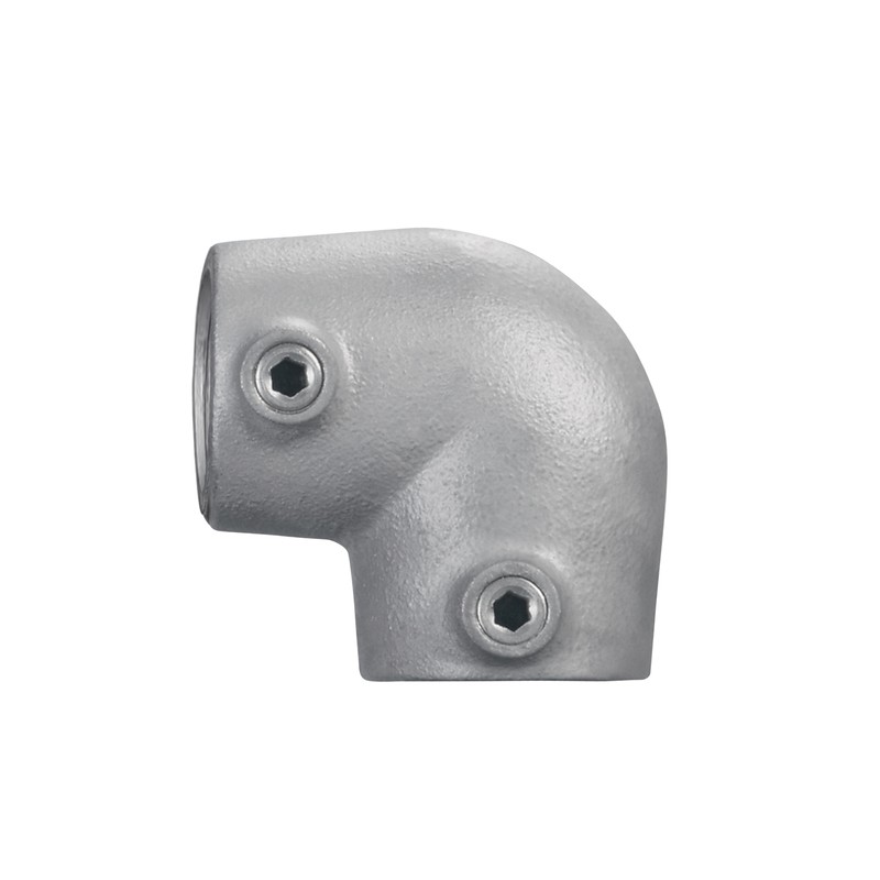 Coude de pente 90° Angle variable 0° - 11° Typ 6SC, 33,7 mm , Galvanisé (Klemp) - Colliers de serrage ronds Coude de pente 90° Angle variable 0° - 11° Typ 6SC, 33,7 mm , Galvanisé (Klemp) - Colliers de serrage ronds