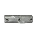 Cruz ajustable de dos zócalos Typ 23C, 33,7 mm , Galvanizado (Klemp) Cruz ajustable de dos zócalos Typ 23C, 33,7 mm , Galvanizado (Klemp)