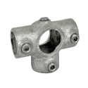 Krzyżak trójgniazdowy Typ 24F, 60,3 mm, Ocynk (Klemp) Krzyżak trójgniazdowy Typ 24F, 60,3 mm, Ocynk (Klemp)