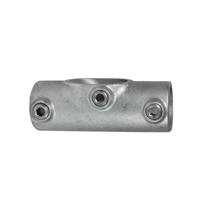 Fijación de barandilla hasta 45º Typ 27D, 42,4 mm, Galvanizado (Klemp) - Abrazaderas de tubo redondas Fijación de barandilla hasta 45º Typ 27D, 42,4 mm, Galvanizado (Klemp) - Abrazaderas de tubo redondas