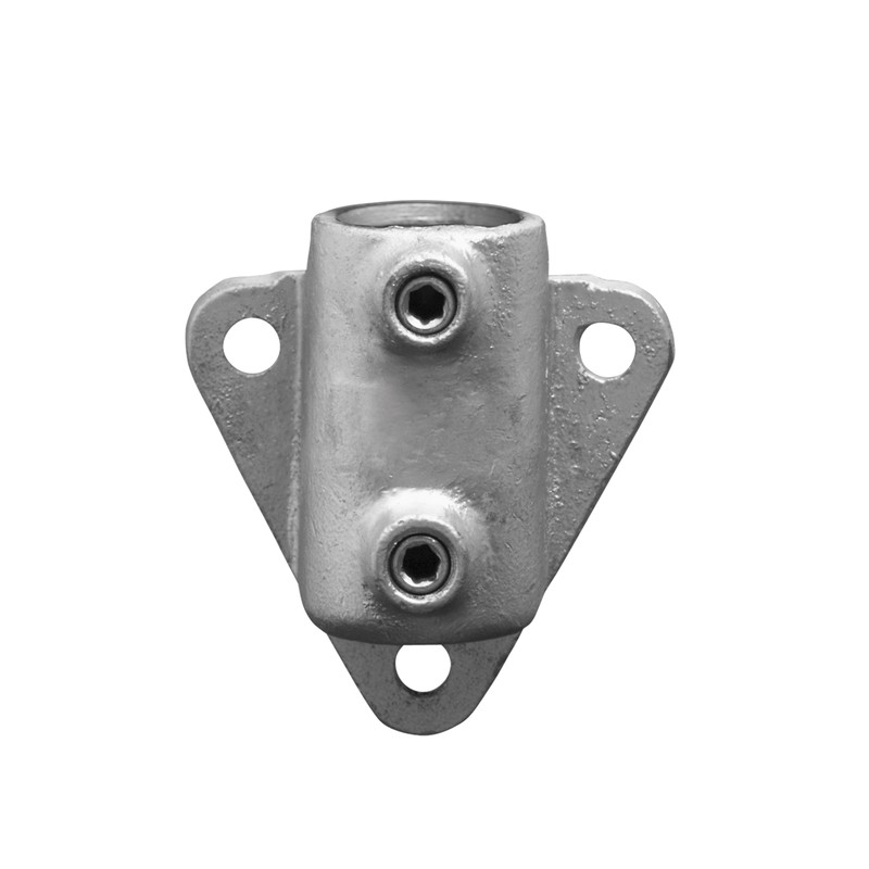 Podstawa ścienna Typ 53D, 42,4 mm, Ocynk (Klemp) - Złącza okrągłe Podstawa ścienna Typ 53D, 42,4 mm, Ocynk (Klemp) - Złącza okrągłe