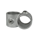 Crossover 90°Typ 28B, 26,9 mm, Galvanized (Klemp) Crossover 90°Typ 28B, 26,9 mm, Galvanized (Klemp)
