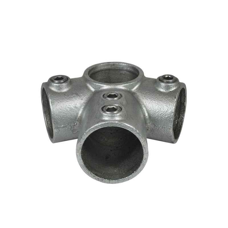 Galv. Raccordi Ridge 27½° Typ 91E, 48,3 mm, Zincato (Klemp) - Raccordi per tubi tondi Galv. Raccordi Ridge 27½° Typ 91E, 48,3 mm, Zincato (Klemp) - Raccordi per tubi tondi