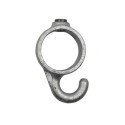 Haak gedraaid Typ 64E, 48,3 mm, Thermisch verzinkt (Klemp) Haak gedraaid Typ 64E, 48,3 mm, Thermisch verzinkt (Klemp)