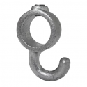 Gancho de abrigo Typ 64A, 21,3 mm, Galvanizado (Klemp) Gancho de abrigo Typ 64A, 21,3 mm, Galvanizado (Klemp)