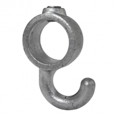 Haak gedraaid Typ 64A, 21,3 mm, Thermisch verzinkt (Klemp)